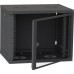 Шкаф настенный Ipcom 12U 19" 600x600 RAL9005 (СН-12U-06-06-ДС-1)