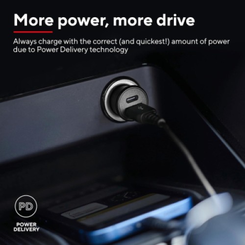Зарядное устройство Trust USB-C PD25W + USB QC12W 37W Black (25197_TRUST)