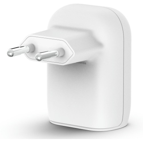 Зарядное устройство Belkin USB-C PD25W + USB QC12W 37W White (WCB007VFWH)