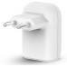 Зарядное устройство Belkin USB-C PD25W + USB QC12W 37W White (WCB007VFWH)