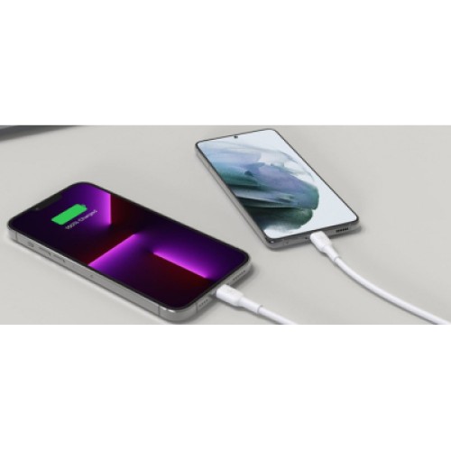 Зарядное устройство Belkin 2xUSB-C PD65W GaN PPS + cable USB-C to USB-C 2.0m White (WCH013VF2MWH-B6)