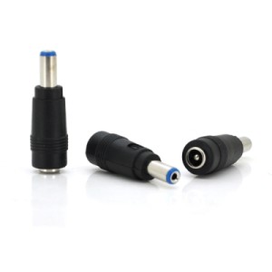 Перехідник DC 5.5x2.1mm (папа) - 5,5х2,5mm (мама) Blue Voltronic (01891 / YT-A-5.5x2.1M/5,5х2,5F-B)