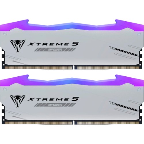 Модуль памяти для компьютера DDR5 32GB (2x16GB) 6400 MHz Viper Xtreme 5 MPOWER RGB Patriot (PVXR532G64C32KM)