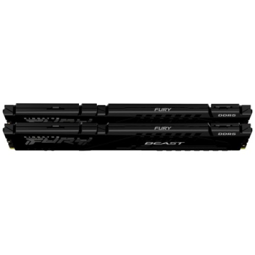 Модуль памяти для компьютера DDR5 64GB (2x32GB) 5600 MHz Beast EXPO Black Kingston Fury (ex.HyperX) (KF556C40BB2K2-64)