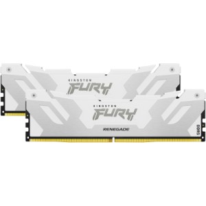 Модуль памяти для компьютера DDR5 48GB (2x24GB) 8000 MHz Renegade White/Silver Kingston Fury (ex.HyperX) (KF580C38RWK2-48)