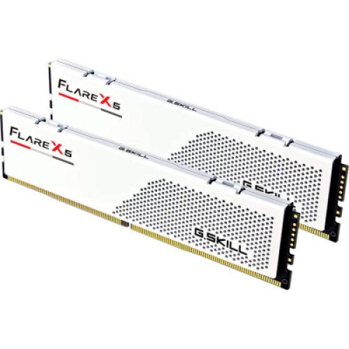 Модуль памяти для компьютера DDR5 32GB (2x16GB) 6400 MHz Flare X5 Matte White G.Skill (F5-6400J3240G16GX2-FX5W)