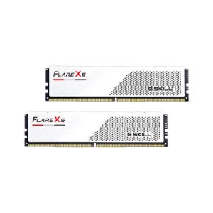 Модуль памяти для компьютера DDR5 32GB (2x16GB) 6400 MHz Flare X5 Matte White G.Skill (F5-6400J3240G16GX2-FX5W)