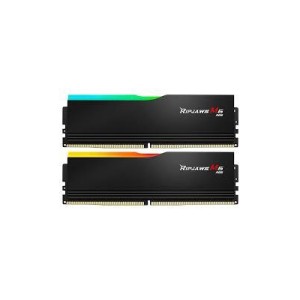 Модуль памяти для компьютера DDR5 32GB (2x16GB) 6400 MHz Ripjaws M5 RGB Matte Black G.Skill (F5-6400J3648F16GX2-RM5RK)
