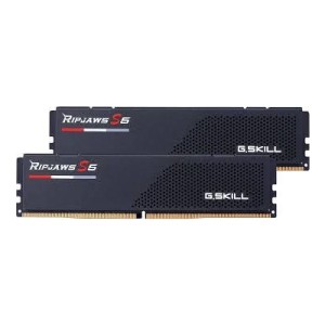 Модуль памяти для компьютера DDR5 32GB (2x16GB) 6400 MHz Ripjaws S5 Matte Black G.Skill (F5-6400J3648F16GX2-RS5K)