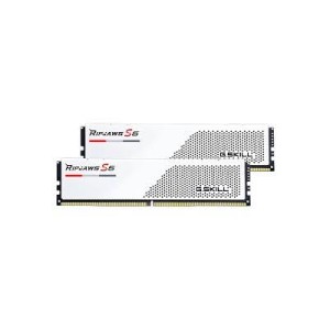 Модуль памяти для компьютера DDR5 32GB (2x16GB) 6400 MHz Ripjaws S5 Matte White G.Skill (F5-6400J3648F16GX2-RS5W)