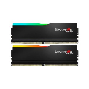 Модуль памяти для компьютера DDR5 64GB (2x32GB) 6000 MHz Ripjaws M5 Neo RGB Matte Black G.Skill (F5-6000J3636F32GX2-RM5NRK)