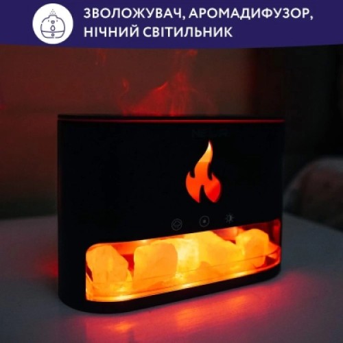 Увлажнитель воздуха Neor FLAME AROMA 25ML10 BK