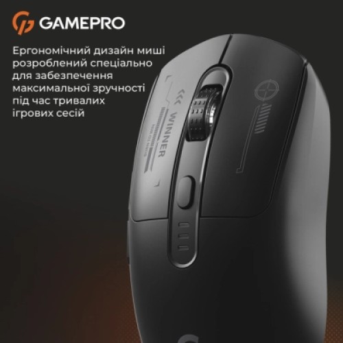 Мышка GamePro Genesis Winner Wireless/Bluetooth/USB Black (GM079B)