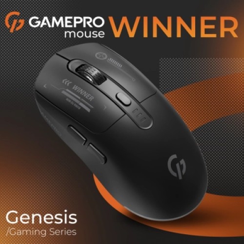 Мышка GamePro Genesis Winner Wireless/Bluetooth/USB Black (GM079B)