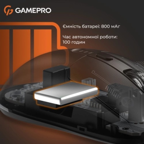 Мышка GamePro Genesis Winner Wireless/Bluetooth/USB Black (GM079B)