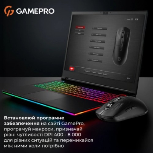 Мышка GamePro Genesis Winner Wireless/Bluetooth/USB Black (GM079B)