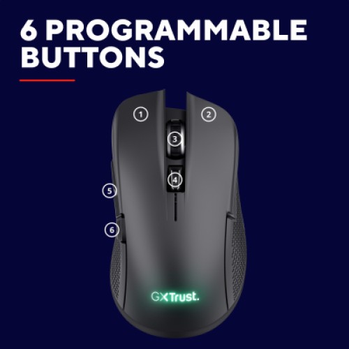 Мышка Trust GXT 931 Wireless Black (25330)