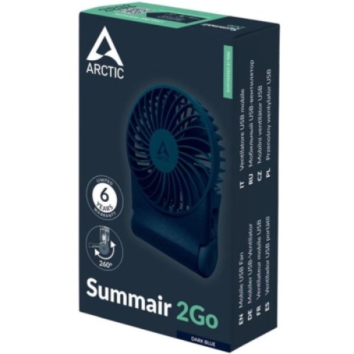 Вентилятор Arctic USB-C SUMMAIR 2GO DARK BLUE (AEBRZ00028A)