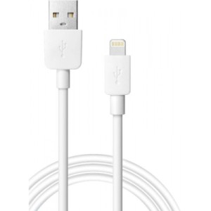 Дата кабель USB 2.0 AM to Lightning 1.0m white Defender (87496)