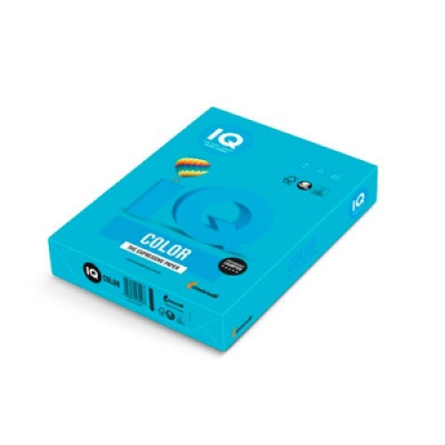 Бумага IQ Color A4 80 г/м2 500с, blue light (AB48/A4/80/IQ)
