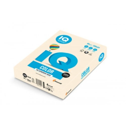 Бумага IQ Color A4 80г/м2 500с, Ivory (EB26/A4/80/IQ)