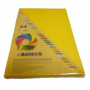 Бумага Romus A4 160 г/м2 100c, yellow sunny (R50843)