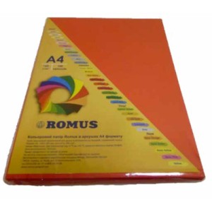 Бумага Romus A4 80 г/м2 100c, red coral (R50218)