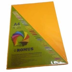 Бумага Romus A4 80 г/м2 100c, orange neon (R50690)