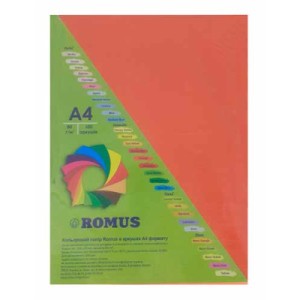 Бумага Romus A4 80 г/м2 100c, red brick (R51130)