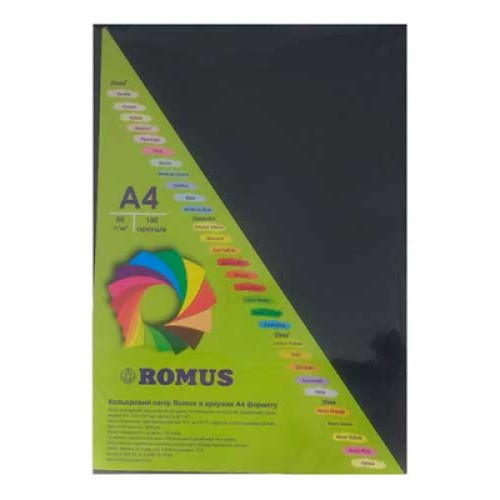 Бумага Romus A4 80 г/м2 100c, black (R50430)