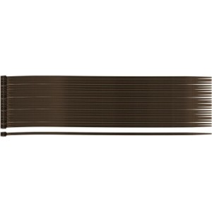 Стяжка Neo Tools 50шт, пластик, 2.5х200мм, коричневая (15-976)