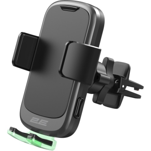 Универсальный автодержатель 2E 4.7-7", Wireless Qi 15W, USB-A/QC/3.0/30W, USB-С/PD/30W (2E-WCQ01-10)