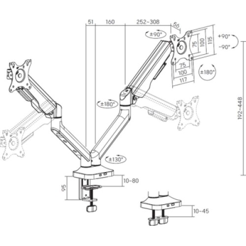 Кронштейн OfficePro MA442W