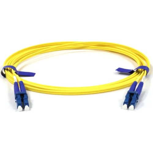 Оптический патчкорд CMS LC/UPC-LC/UPC SingleMode, Duplex, Slim (2мм), 5m (UPC-5LCLC(SM)D(ON)S)