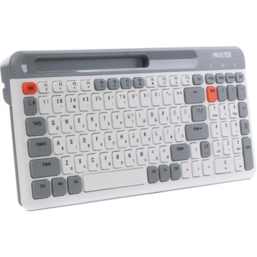 Клавиатура Maxxter KBW-02G-UA Wireless Grey (KBW-02G-UA)