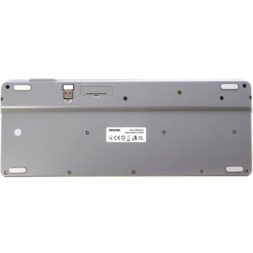Клавиатура Maxxter KBW-02G-UA Wireless Grey (KBW-02G-UA)
