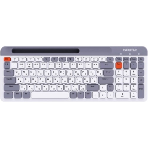 Клавиатура Maxxter KBW-02G-UA Wireless Grey (KBW-02G-UA)