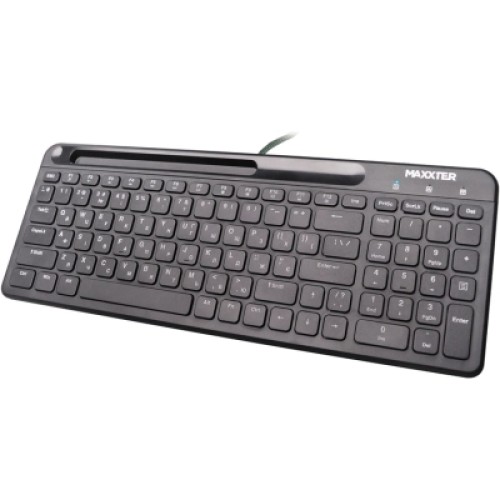 Клавиатура Maxxter KB-01B-UA USB Black (KB-01B-UA)