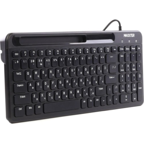 Клавиатура Maxxter KB-01B-UA USB Black (KB-01B-UA)