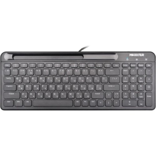 Клавиатура Maxxter KB-01B-UA USB Black (KB-01B-UA)