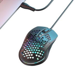 Мышка XO M4 4000 DPI RGB USB Black (XO-M4-BK)