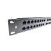 Патч-панель 19" 48хRJ-45 UTP 1U cat. 5e с организатором кабеля Eserver (WT-2264-CAT.5E)