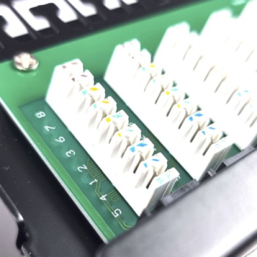 Патч-панель 19" 48хRJ-45 UTP 1U cat. 5e с организатором кабеля Eserver (WT-2264-CAT.5E)