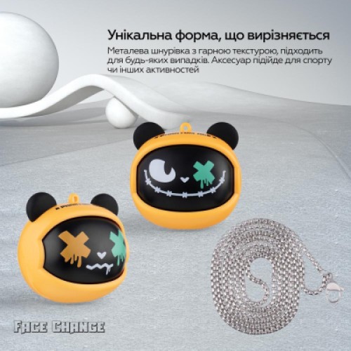 Наушники XoKo G05-face changing TWS Yellow-Black (G05-YEBK)