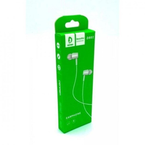 Наушники Denmen DR02 3.5mm White (DE-DR02-WH)