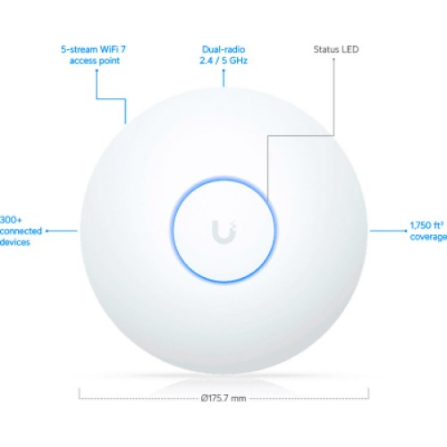 Точка доступа Wi-Fi Ubiquiti U7 Long-Range (U7-LR)