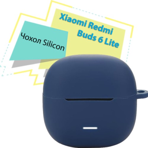 Чехол для наушников BeCover Silicon для Xiaomi Redmi Buds 6 Lite Deep Blue (713233)
