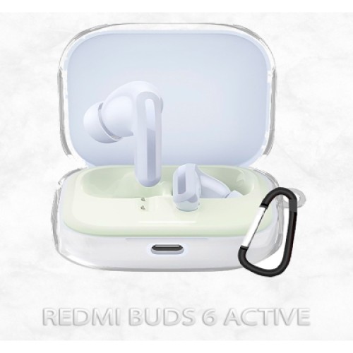 Чехол для наушников BeCover Soft TPU для Xiaomi Redmi Buds 6 Active Transparent (712015)
