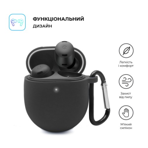 Чехол для наушников Armorstandart Hang Case для Google Pixel Buds Pro Black (ARM75403)