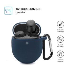 Чехол для наушников Armorstandart Hang Case для Google Pixel Buds Pro Midnight Blue (ARM75404)